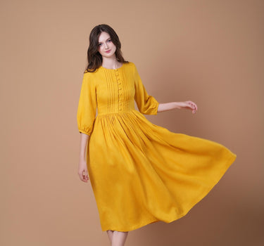 TUSCANY Linen Dress