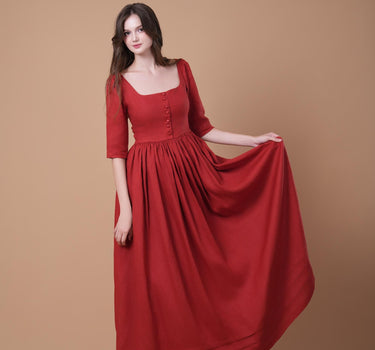 HARVIE Linen Dress