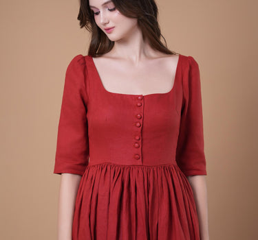 HARVIE Linen Dress
