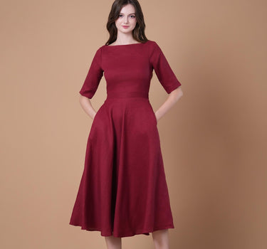 BETH Linen Dress